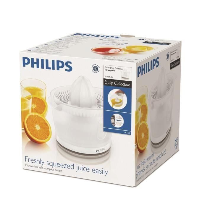 Exprimidor Philips Daily Collection HR2738/ Capacidad 0.5L 2