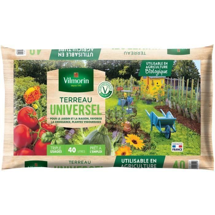 Tierra para macetas universal - VILMORIN - 40 L