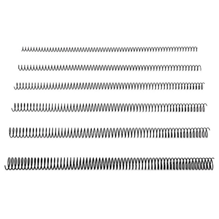 Espiral Metalico Q-Connect 64 5:1 34 mm 1,2 mm Caja De 25 Unidades 1