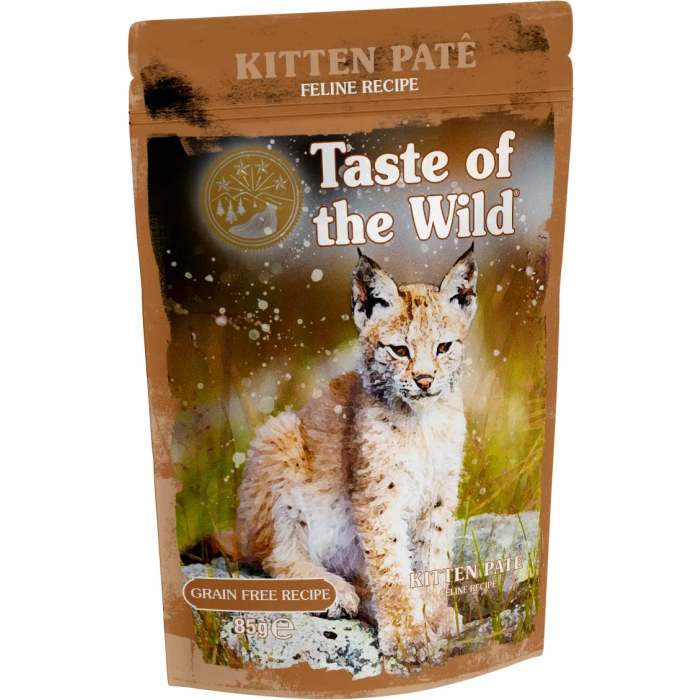 Taste of the Wild Feline Kitten Pate Pouch 12x85 gr