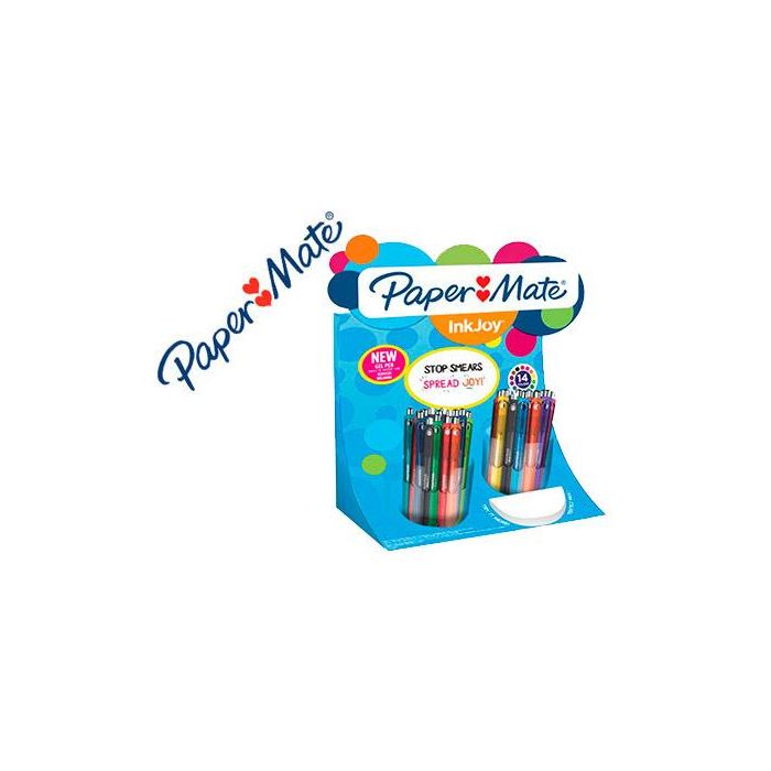 Boligrafo Paper Mate Inkjoy Retractil Gel Pen Trazo 0,7 mm Expositor De 60 Unidades Colores Surtidos 0 Boligrafo Paper Mate Inkjoy Retractil Gel Pen Trazo 0,7 mm Expositor De 60 Unidades Colores Surtidos 0