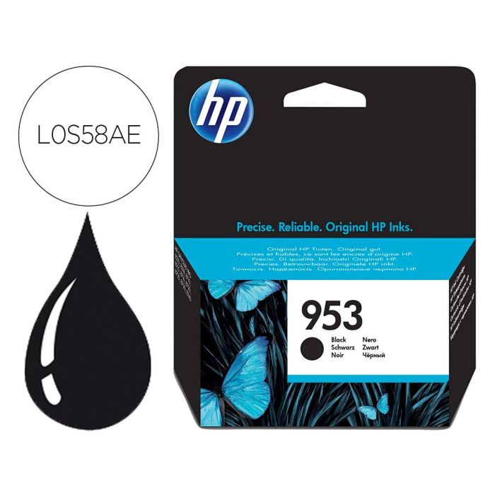 Ink-Jet Hp 953 Officejet Pro 8210 - 8218 - 8710 - 8715 - 8718 - 8719 - 8720 - 8725 - 8730 - 874 Negro 900 Pag