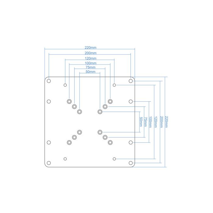 Adaptador TooQ VMA0200-B 23"-42" 3