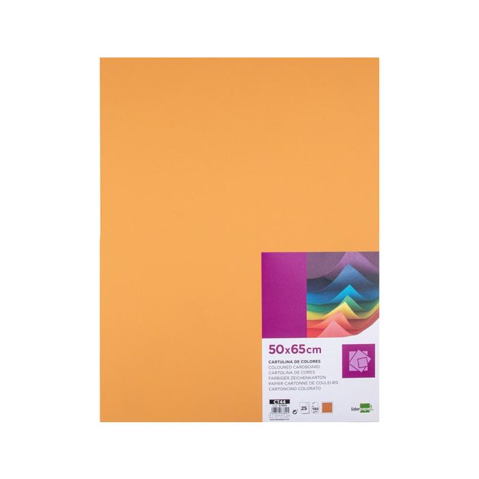 Cartulina Liderpapel 50x65 cm 240 gr-M2 Avellana Paquete De 25 Hojas 1