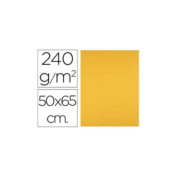 Cartulina Liderpapel 50x65 cm 240 gr-M2 Oro Viejo Paquete De 25 Hojas