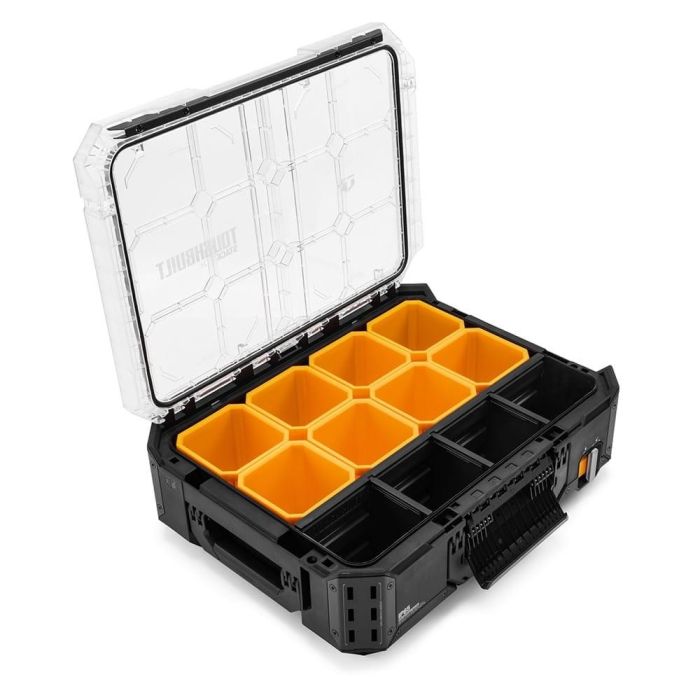 Toughbuilt Organizador Stacktech 53 x 40,5 x 19 cm, Mecanismo de Autobloqueo, Polímero Reforzado, Capacidad 34kg, IP65 2