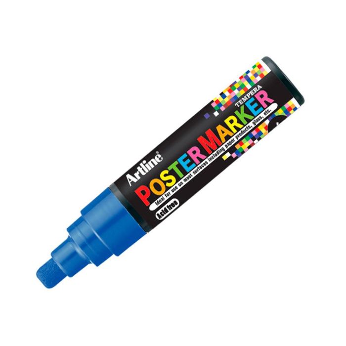 Rotulador Artline Poster Marker Epp-6-Azu Punta Redonda 6 mm Color Azul 1 Rotulador Artline Poster Marker Epp-6-Azu Punta Redonda 6 mm Color Azul 1