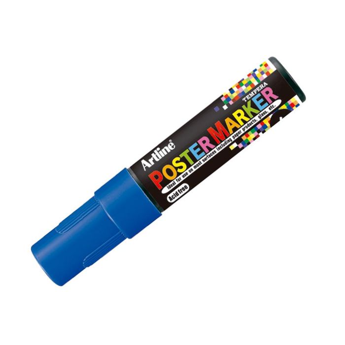 Rotulador Artline Poster Marker Epp-6-Azu Punta Redonda 6 mm Color Azul 2 Rotulador Artline Poster Marker Epp-6-Azu Punta Redonda 6 mm Color Azul 2