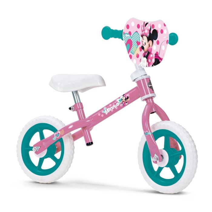 Bicicleta sin pedales minnie huffy 10" (mas de 2 años)