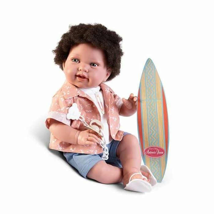 Muñeco recién nacido pipo surfero 42 cm cuerpo tela 1 Muñeco recién nacido pipo surfero 42 cm cuerpo tela 1