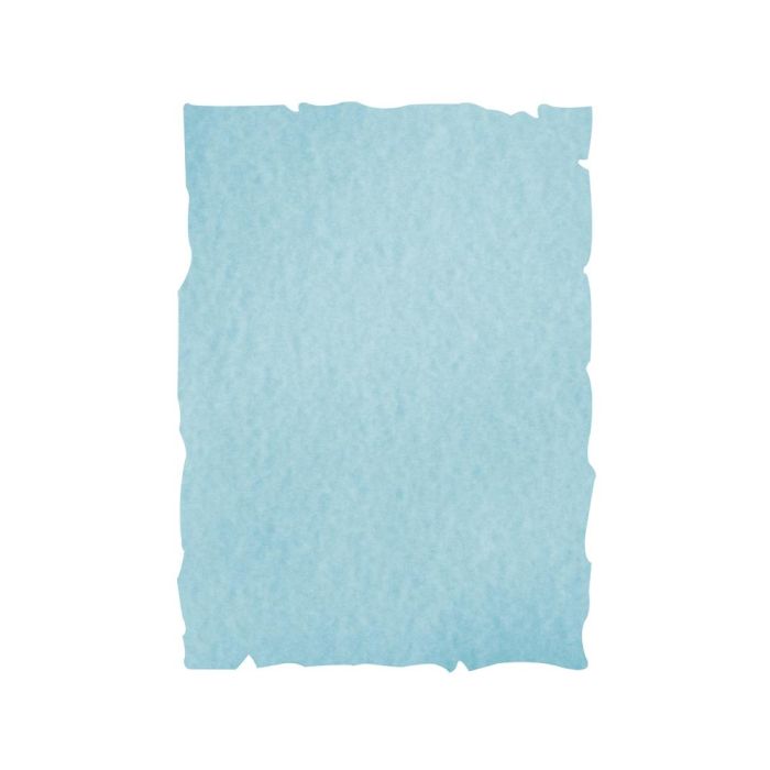 Papel Color Liderpapel Pergamino Con Bordes A4 165 gr Azul Pack De 25 Hojas 1