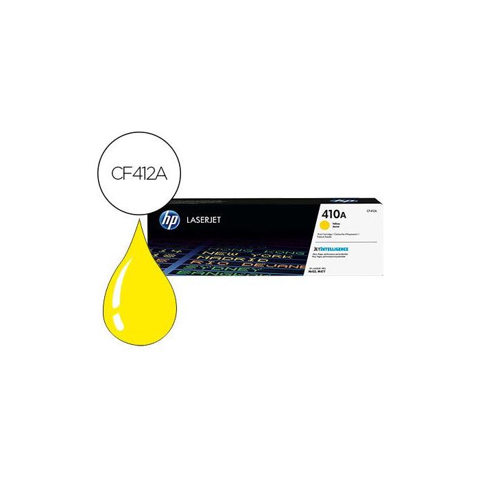 Hp Toner Amarillo Laserjet Pro 400 M452Dn, M452Nw - M377Dw - M477Fdn M477Fdw M477Fnw - 410A