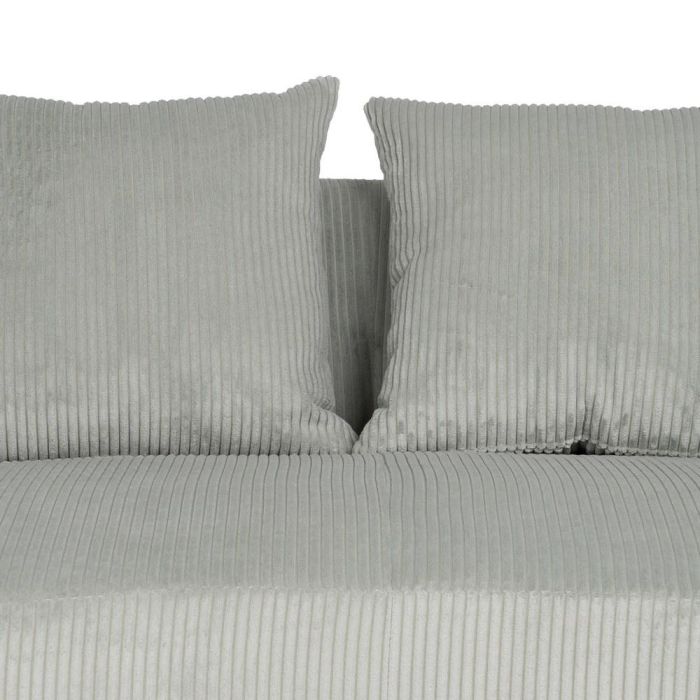 Sofá 3 Plazas Hielo Tejido Salón 197 X 96 X 75 cm