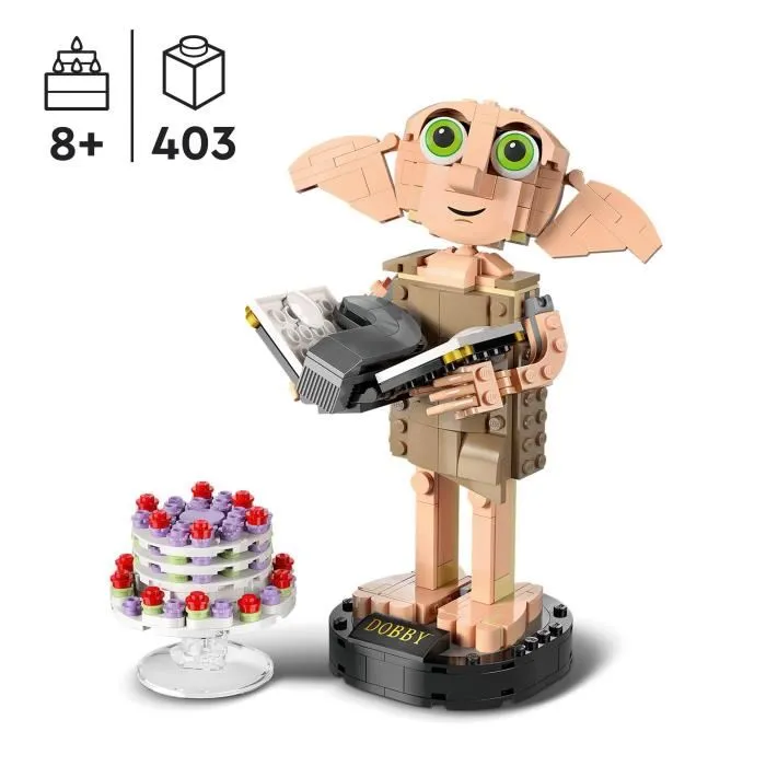 Lego Harry Potter 76421 Dobby El elfo del hogar Figura Coleccionable Juguete para Niños y Niñas 1 Lego Harry Potter 76421 Dobby El elfo del hogar Figura Coleccionable Juguete para Niños y Niñas 1