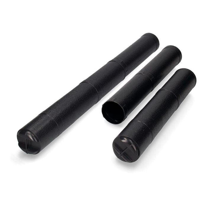 Tubo Portaplanos Extensible de 40 a 75 cm ø65 mm Negro 1