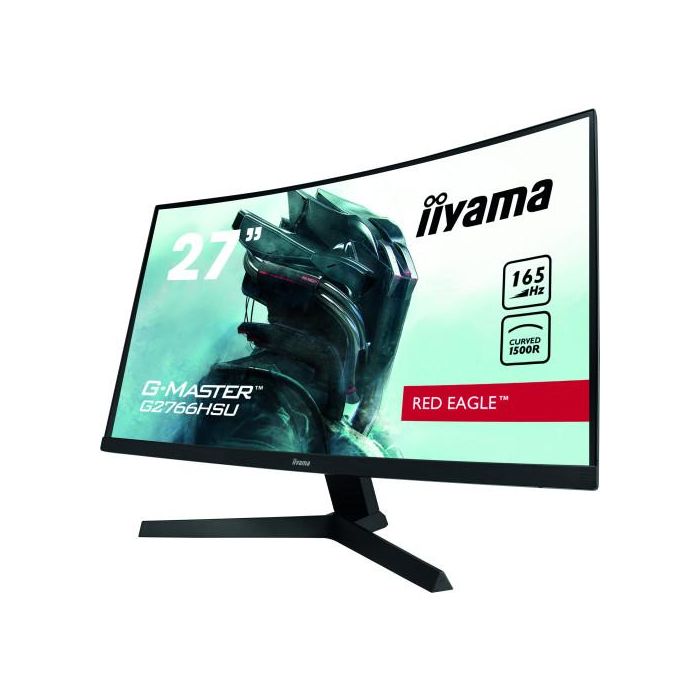 Iiyama G2766HSU-B1 Monitor Gaming 27" FHD 1920 x 1080, 1ms, 165Hz, VA, Curvo 1500R, FreeSync Premium, Negro 10