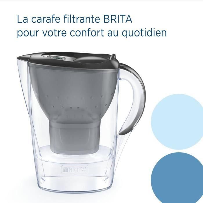 Brita BRI4006387124137 Jarra Filtradora Marella Grafito 2.4L + 1 Cartucho Maxtra Pro All-1 1