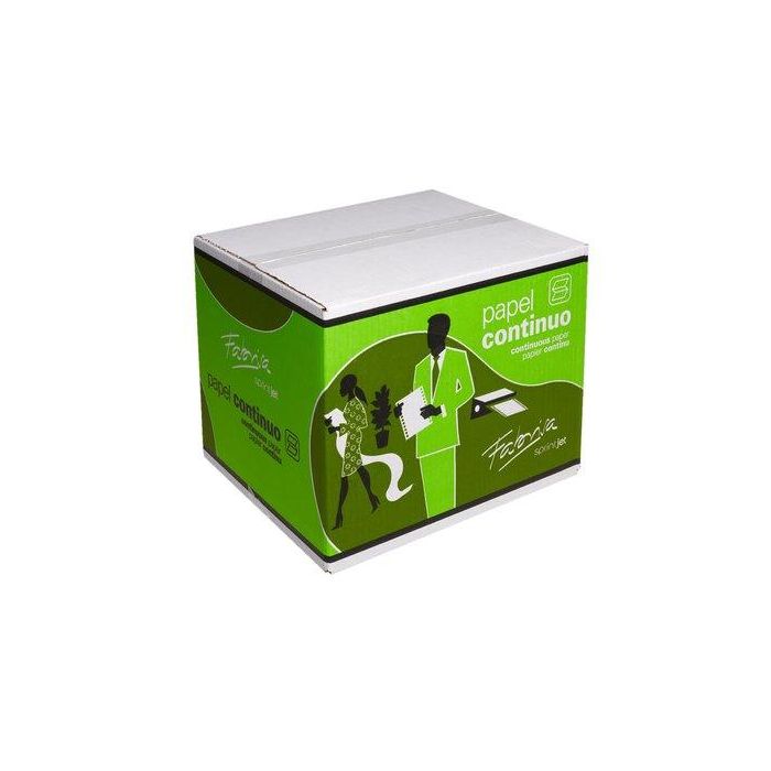Papel Continuo Blanco 11 X250 1 Hoja 2 Cejas Caja De 2500