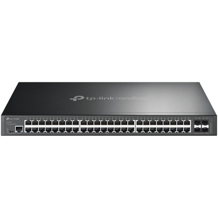 TP-Link SG3452X M RM - Switch Gestionado Omada de 48 Puertos PoE+ y 4 Puertos SFP+ para Redes Empresariales