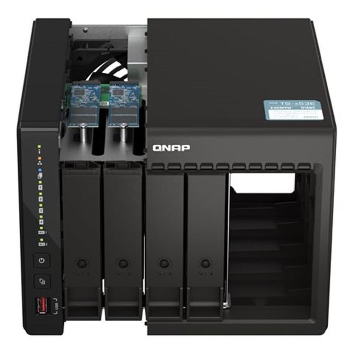 Qnap TS-453E - 8 gr+4Xmn10Ada600S 4 Servidor NAS 4 Bahías 8GB RAM Intel Celeron J6412 2.5GbE 2xM.2 2 Qnap TS-453E - 8 gr+4Xmn10Ada600S 4 Servidor NAS 4 Bahías 8GB RAM Intel Celeron J6412 2.5GbE 2xM.2 2