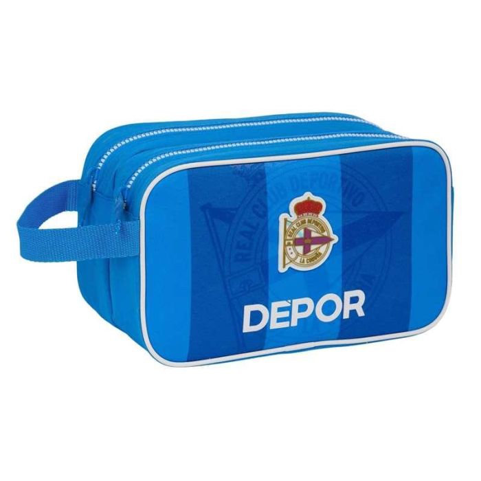 Safta Neceser Real Deportivo De La Coruña 2 Cremalleras Adapt. Carro 26x15x12,5cm 2 Safta Neceser Real Deportivo De La Coruña 2 Cremalleras Adapt. Carro 26x15x12,5cm 2