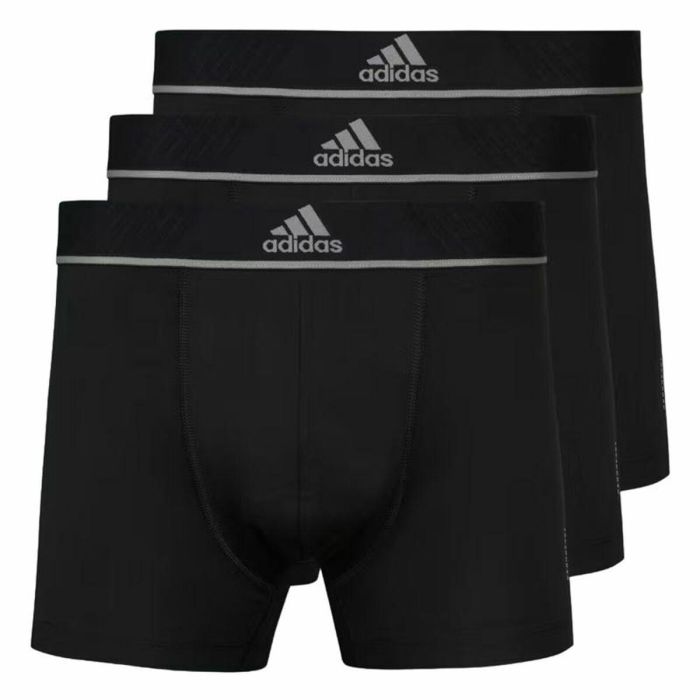 Bóxer de Hombre Adidas Active Micro Flex Eco Negro 3 Unidades 0 Bóxer de Hombre Adidas Active Micro Flex Eco Negro 3 Unidades 0