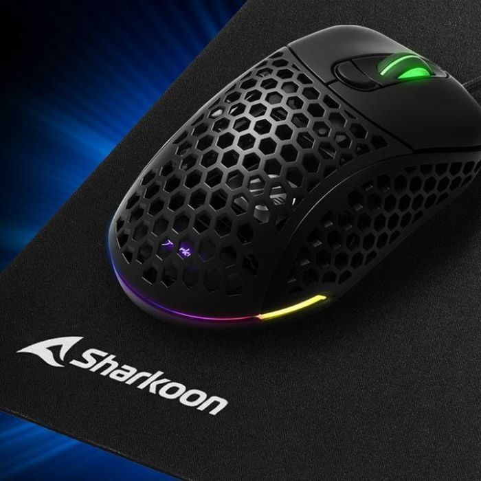 Sharkoon 1337 V2 Alfombrilla Gaming para Ratón Negra, Antideslizante, Monocromática, M (195x280x1.4mm) 4 Sharkoon 1337 V2 Alfombrilla Gaming para Ratón Negra, Antideslizante, Monocromática, M (195x280x1.4mm) 4