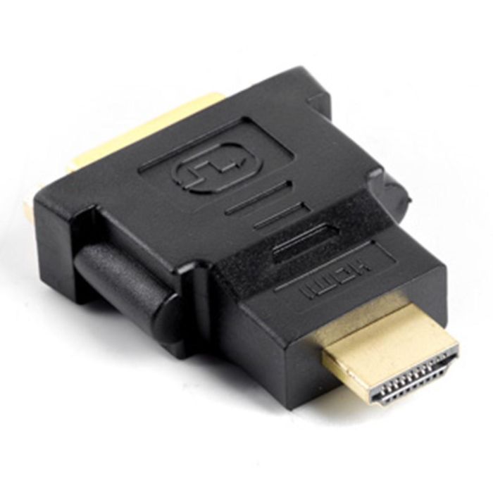 Lanberg Adaptador HDMI Macho a DVI-D Hembra, Full HD 1080p, 24+5 Pines, ABS, Negro 1