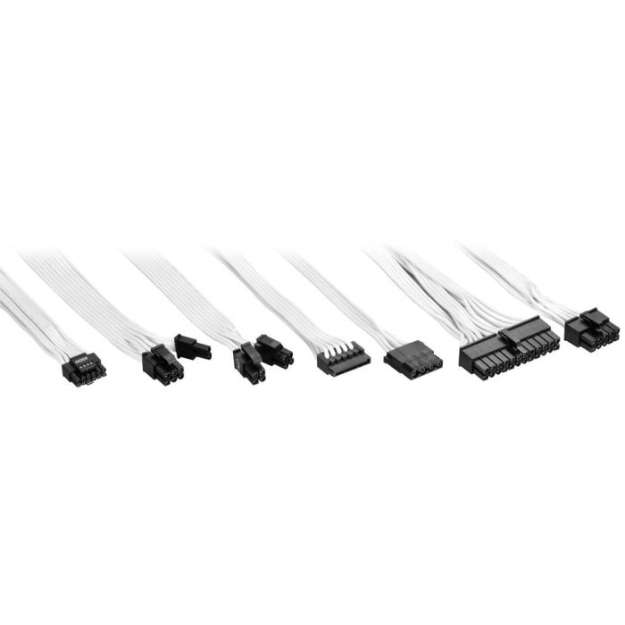 Sharkoon Rebel P20 Fuente Alimentación 1200W ATX 3.1 Blanca Modular para PC 12cm Ventilador FDB 9