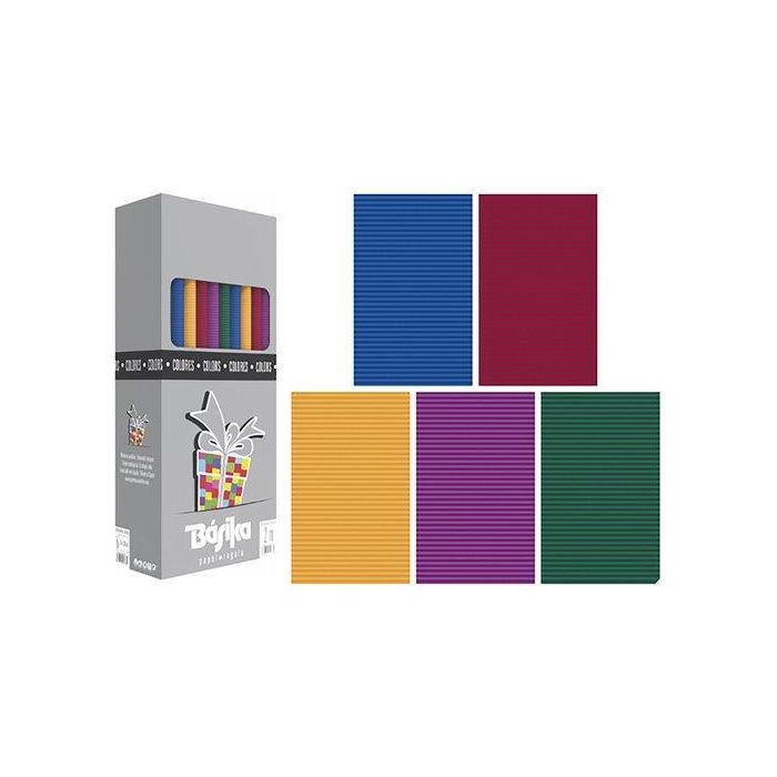 Papel De Regalo Rollo Basika 0,7X2 M (Caja De 50) Colores