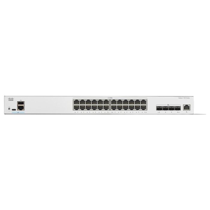 Cisco CATALYST 1300 24-PORT 10GE Switch Gestionado L2/L3 Montaje en Rack 20x10GbE + 4xSFP+
