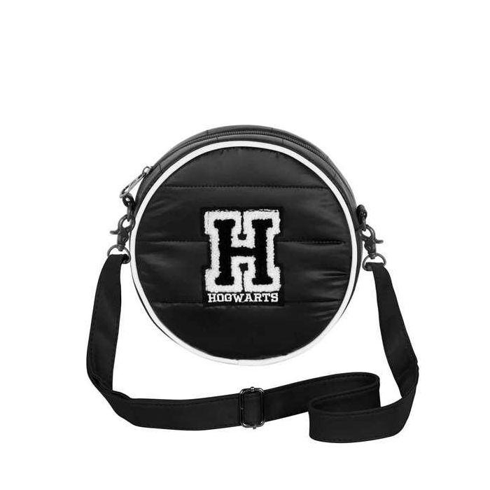 Harry Potter Bolso Bandolera Redondo Padding Negro 18,5x18,5x5cm 0 Harry Potter Bolso Bandolera Redondo Padding Negro 18,5x18,5x5cm 0