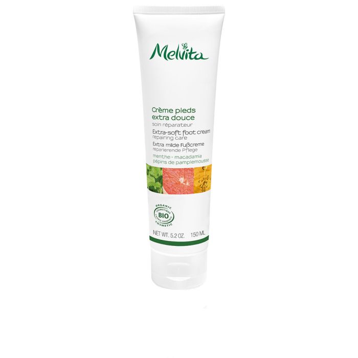 Melvita Crema de Pies Extra-Suave con Extracto de Pepas de Pamplemusa y Aceite de Comino Negro - 98% Ingredientes Naturales Melvita Crema de Pies Extra-Suave con Extracto de Pepas de Pamplemusa y Aceite de Comino Negro - 98% Ingredientes Naturales