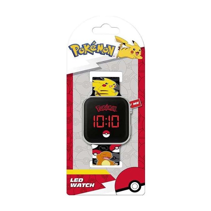 Pokemon Reloj Digital Infantil con Luz LED y Funciones, Baterías Incluidas. Diámetro 3.5cm. Edad Mínima 3 Años. 0 Pokemon Reloj Digital Infantil con Luz LED y Funciones, Baterías Incluidas. Diámetro 3.5cm. Edad Mínima 3 Años. 0