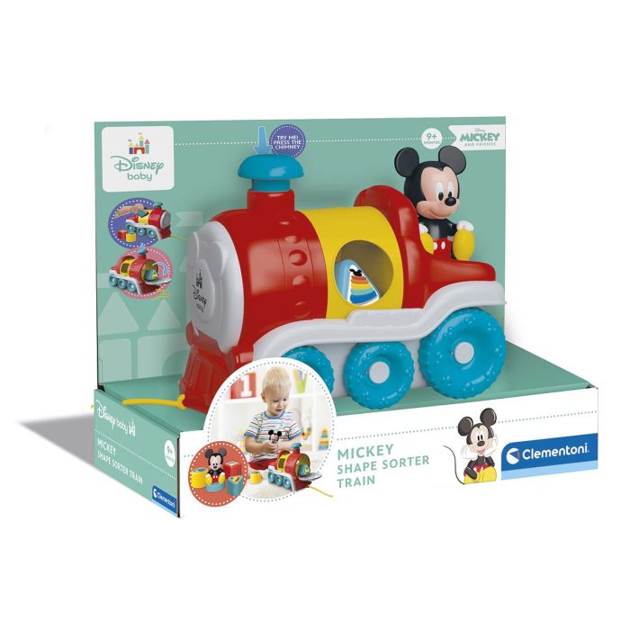 Tren Encajaformas Remolcable Mickey 17900 Clementoni 1