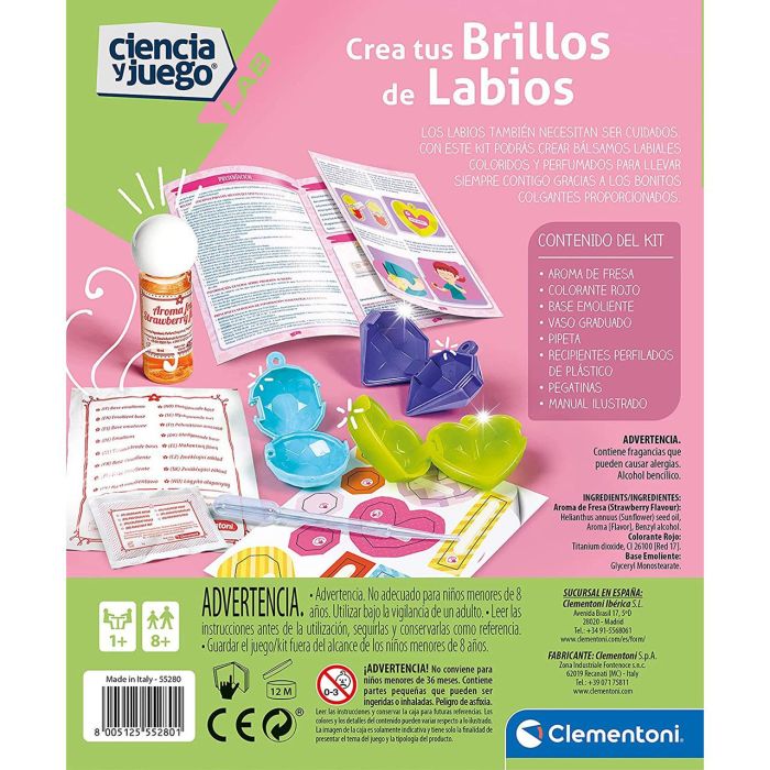 Crea Tu Balsamo Labial Clementoni 55280 2