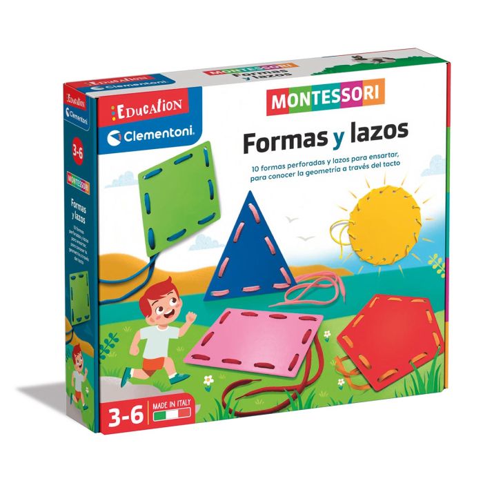 Montessori - Formas Y Lazos 55450 Clementoni 2