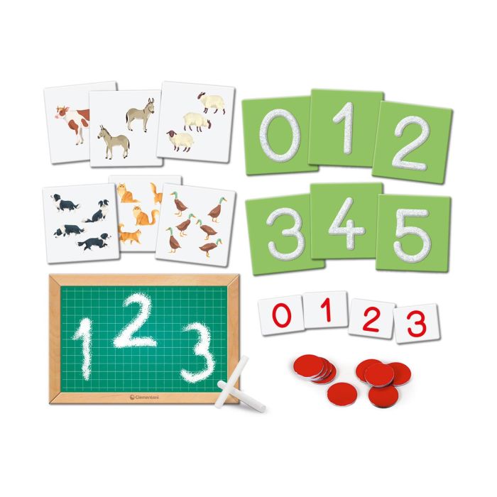 Montessori - Números Táctiles 55451 Clementoni 1