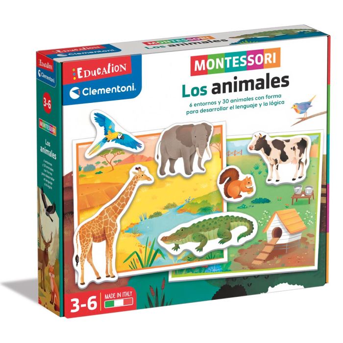 Montessori -Los Animales 55452 Clementoni 2