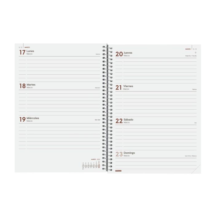 Agenda Finocam YEAR Rojo A5 15,5 x 21,2 cm 2025 4