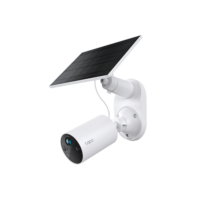Tp - link Tapo TC82 Cámara de Seguridad Wi-Fi con Panel Solar, Vídeo 2K 3MP, Visión Nocturna a Todo Color, Detección IA, IP65 1