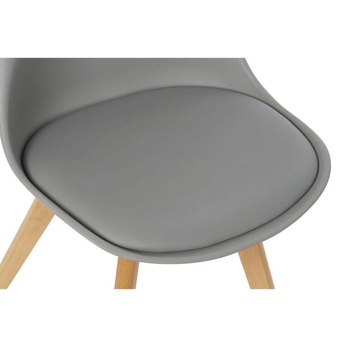 Silla Scandi DKD Home Decor Gris Natural 55 x 83 x 48 cm 1 Silla Scandi DKD Home Decor Gris Natural 55 x 83 x 48 cm 1