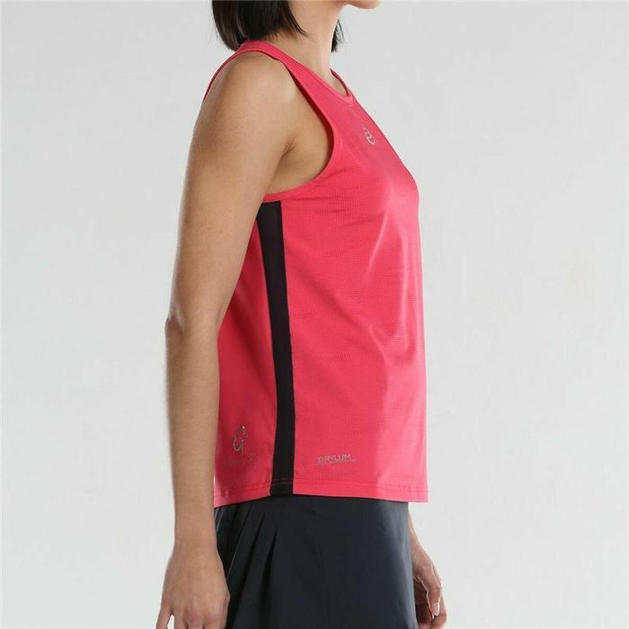 Camiseta Deportiva de Manga Corta Bullpadel Unase Rojo Carmesí 1 Camiseta Deportiva de Manga Corta Bullpadel Unase Rojo Carmesí 1
