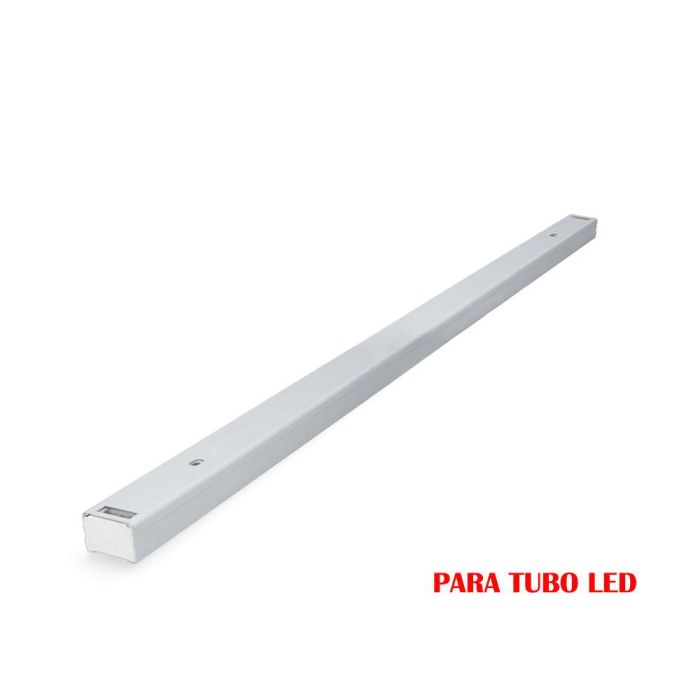 Regleta fluorescente para tubo de led 1x18w (eq. 36w) 220v 123cm edm 1