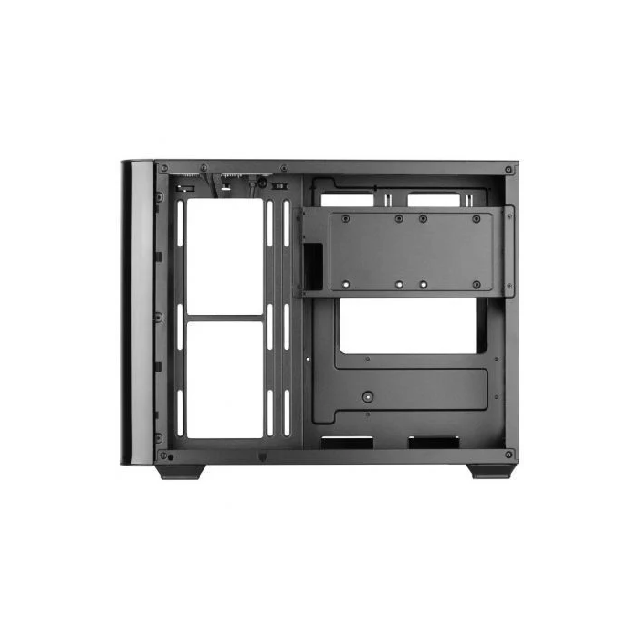 Mars Gaming Caja MicroATX Gaming MCFUSIONM con Doble Cámara y Cristal Templado para Placas Micro-ATX y Mini-ITX 4