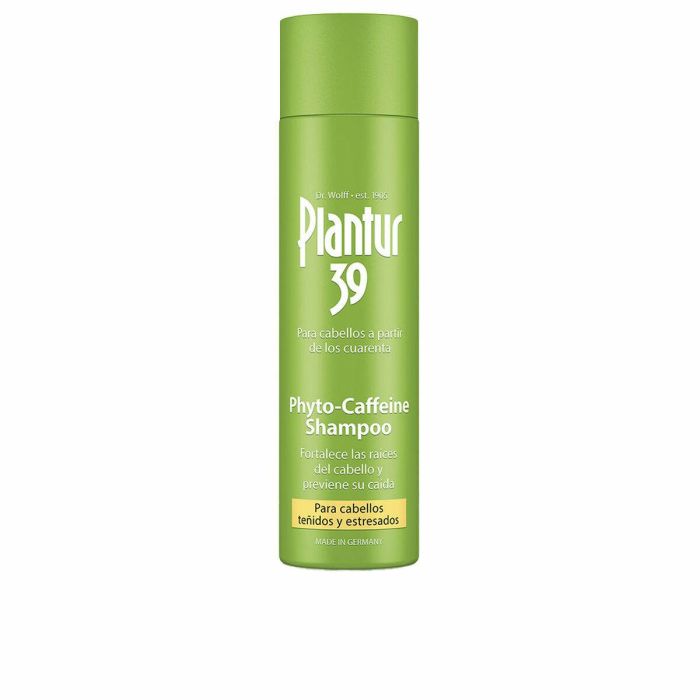 Plantur 39 PHYTO-CAFFEINE Champú para Cabellos Teñidos y Estresados 250 ml - Cuidado Específico para Menopausia Plantur 39 PHYTO-CAFFEINE Champú para Cabellos Teñidos y Estresados 250 ml - Cuidado Específico para Menopausia