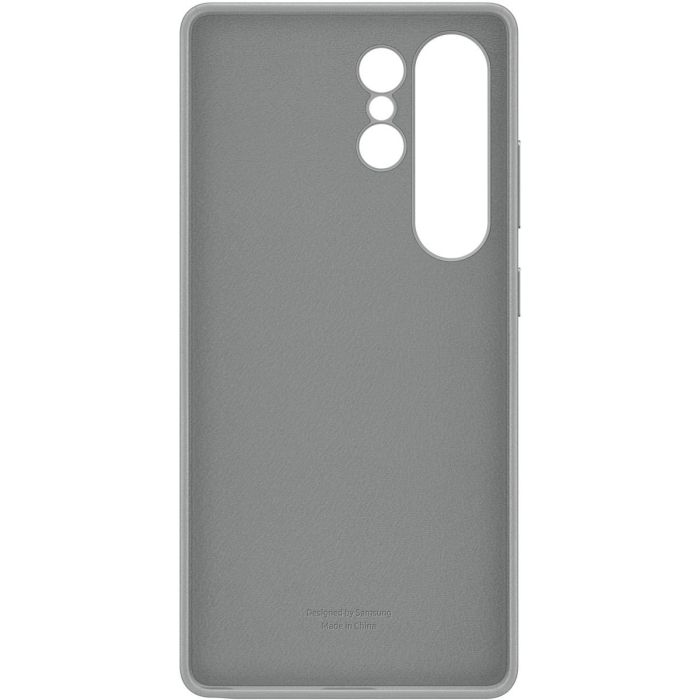 Samsung EF-VS938 Funda Kindsuit para Galaxy S25 Ultra, Protección contra Caídas y Rayones, Imitación Piel, Gris 5