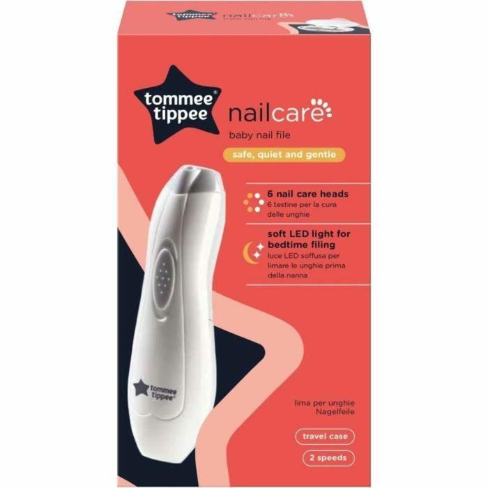 Tommee Tippee AUC1719101461356 Lima de Uñas Eléctrica con Iluminación LED y 6 Cabezales Limadores para Bebé y Adulto 5 Tommee Tippee AUC1719101461356 Lima de Uñas Eléctrica con Iluminación LED y 6 Cabezales Limadores para Bebé y Adulto 5