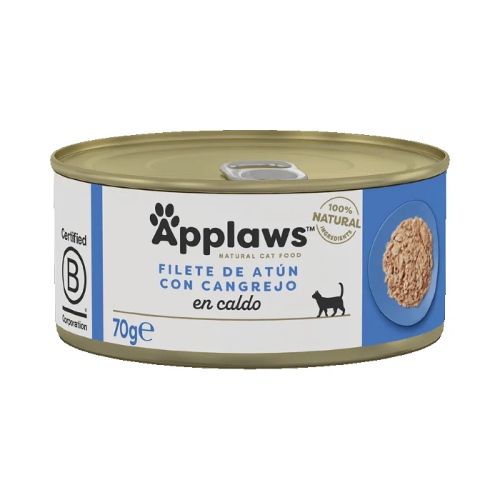 Applaws Cat Lata Atun Y Cangrejo 24x70 gr