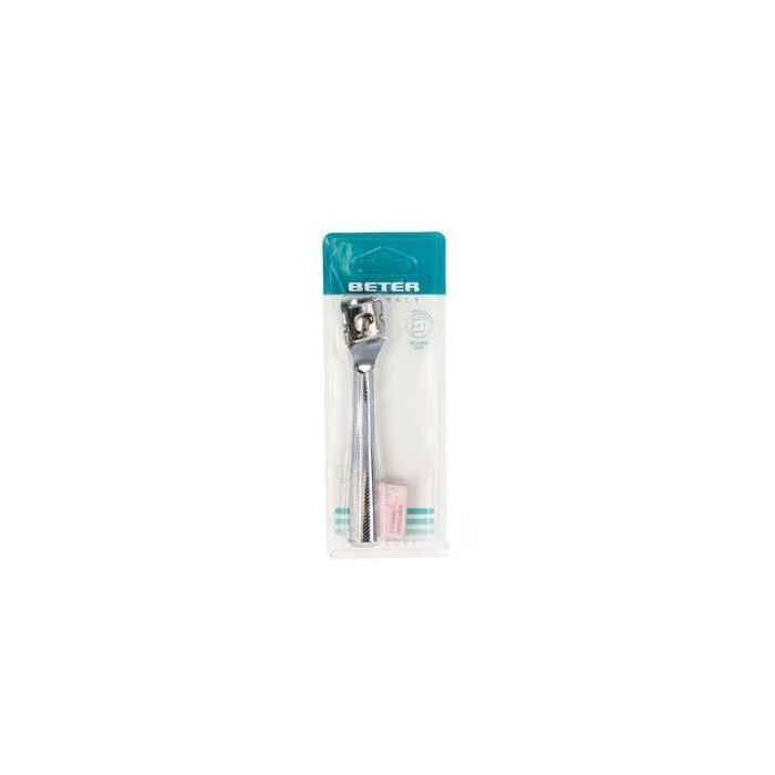 Cortacallos Metalico 14,5Cm + 10 Hojas 24019 Cortacallos Metalico 14,5Cm + 10 Hojas 24019